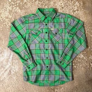 Dixxon Flannel Co Men’s S Green Plaid Button Up Long Sleeve Shirt The Auld Pub